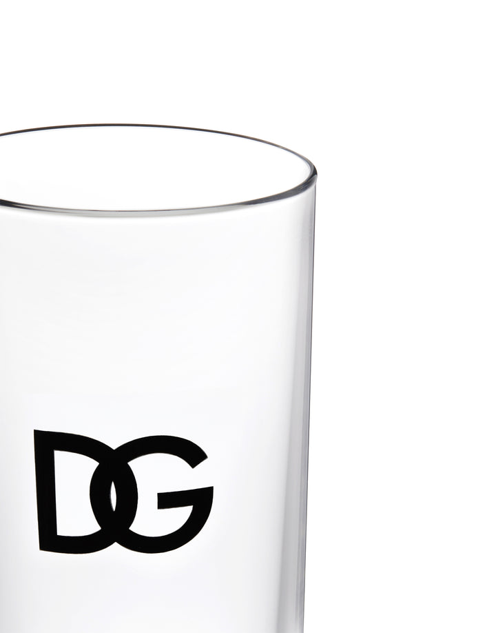 SET OF 2 DG LOGO SOFT DRINKS GLASSES Glass Dolce&Gabbana   