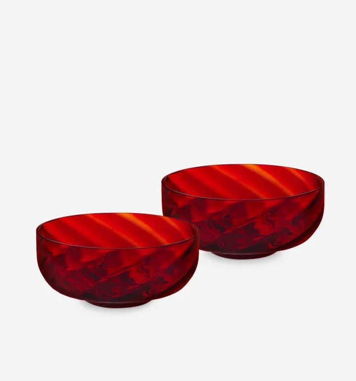 Set 2 Hand-Blown Murano Glass Ice Cream Bowls Bowl Dolce&Gabbana   