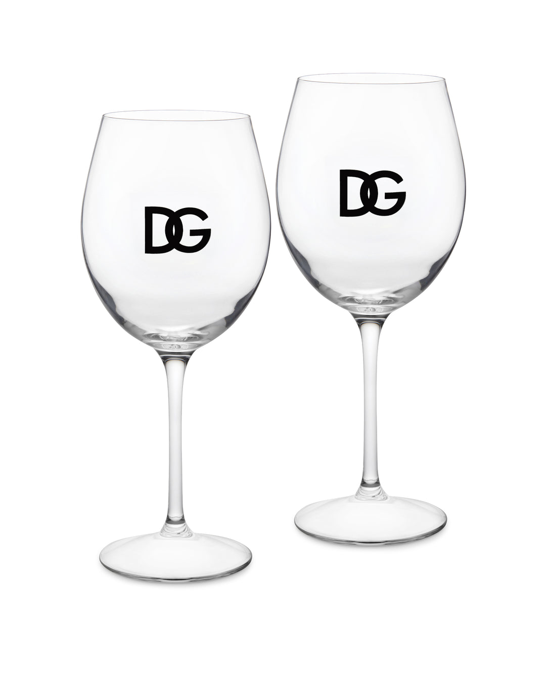 SET OF 2 DG LOGO WINE GLASSES Glass Dolce&Gabbana   