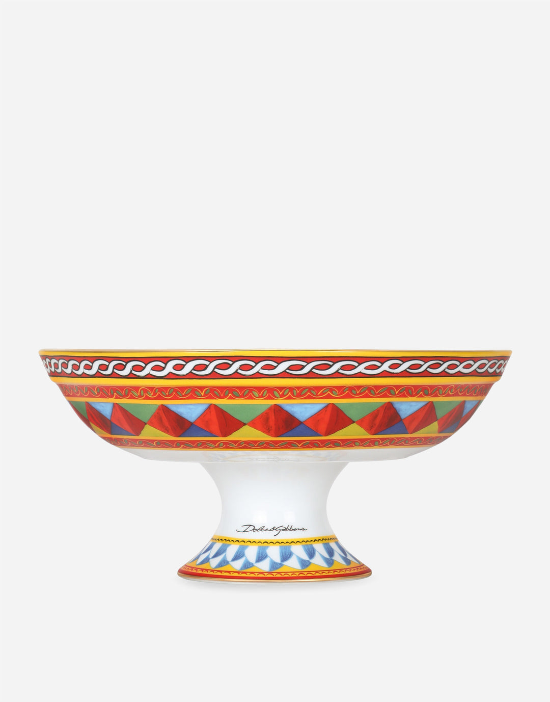 Porcelain Fruit Bowl Tabletop Dolce&Gabbana