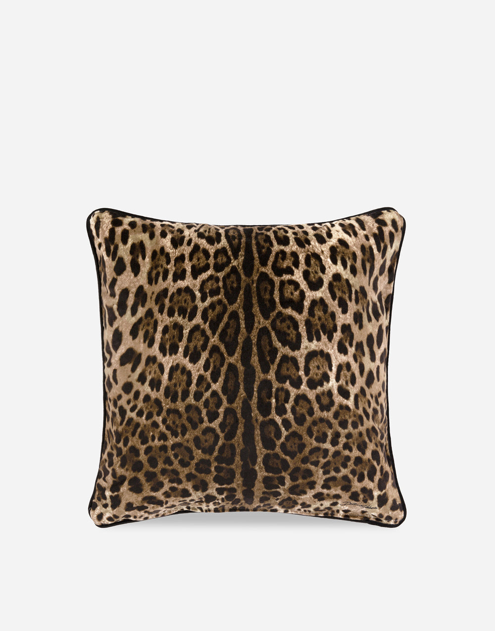ALL OVER LEOPARD VELVET CUSHION Cushions Dolce&Gabbana   