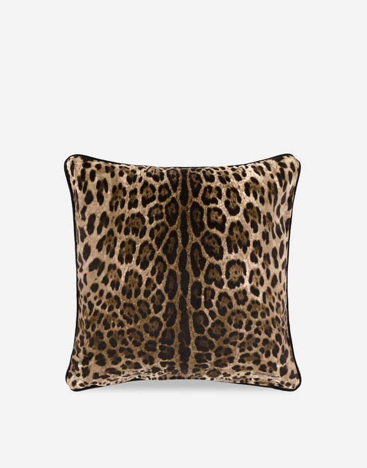 ALL OVER LEOPARD VELVET CUSHION Cushions Dolce&Gabbana   