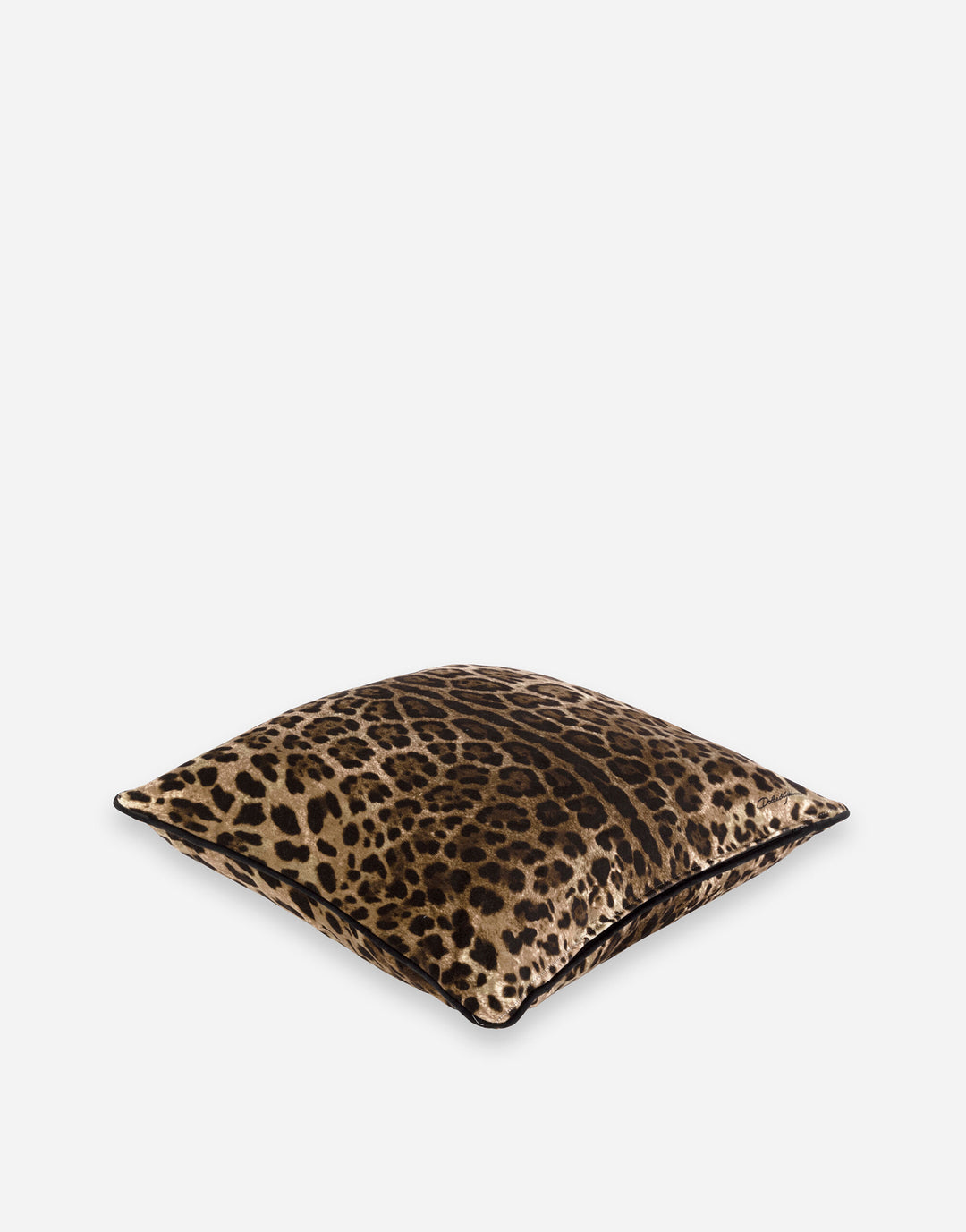 ALL OVER LEOPARD VELVET CUSHION Cushions Dolce&Gabbana   