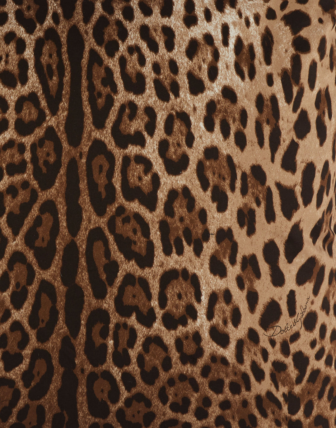 ALL OVER LEOPARD DUCHESS COTTON LARGE CUSHION Cushions Dolce&Gabbana   