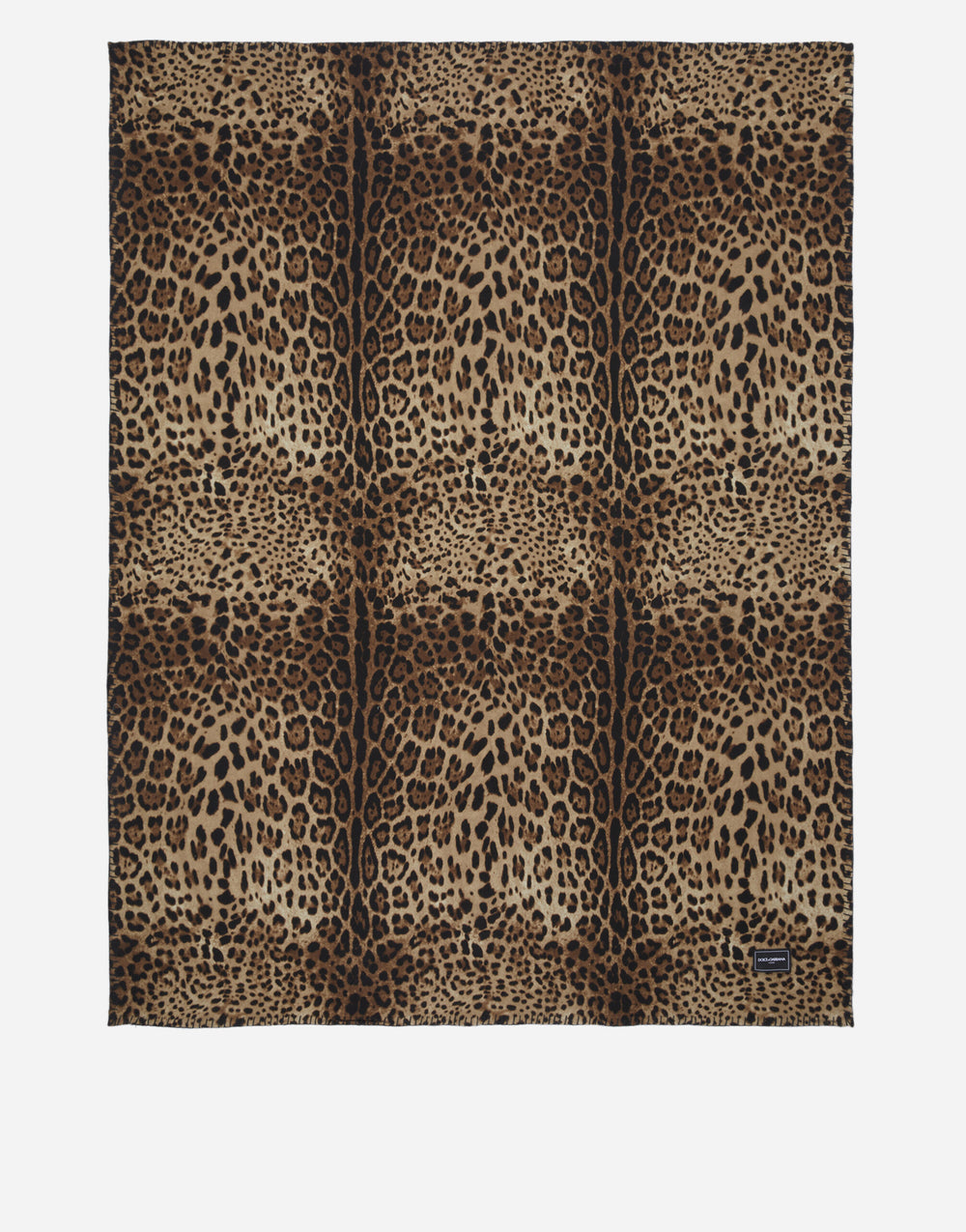 ALL OVER LEOPARD WOOL THROW  Dolce&Gabbana   