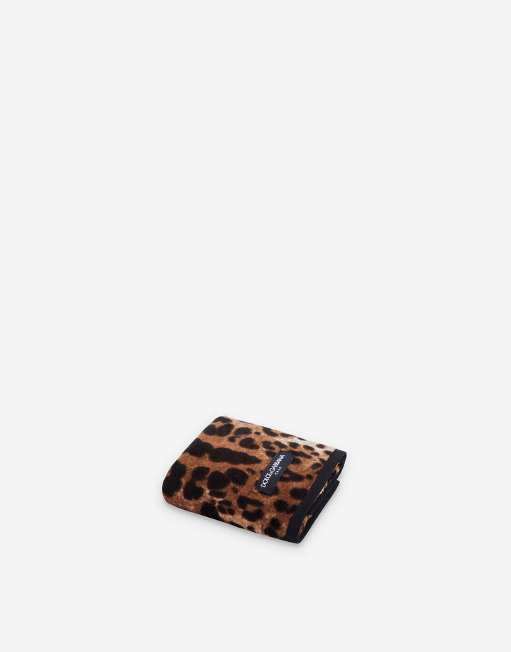 ALL OVER LEOPARD HAND TOWEL Bathroom Accessories Dolce&Gabbana   