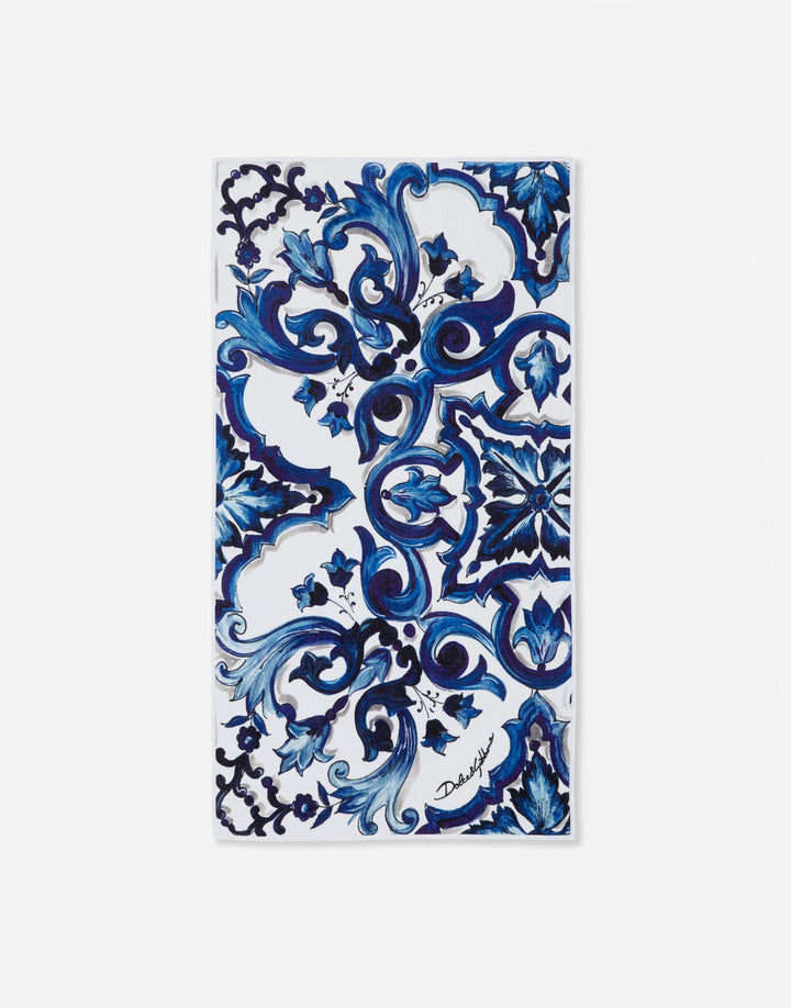 ALL OVER BLUE MEDITERRANEO SHOWER TOWEL  Dolce&Gabbana   