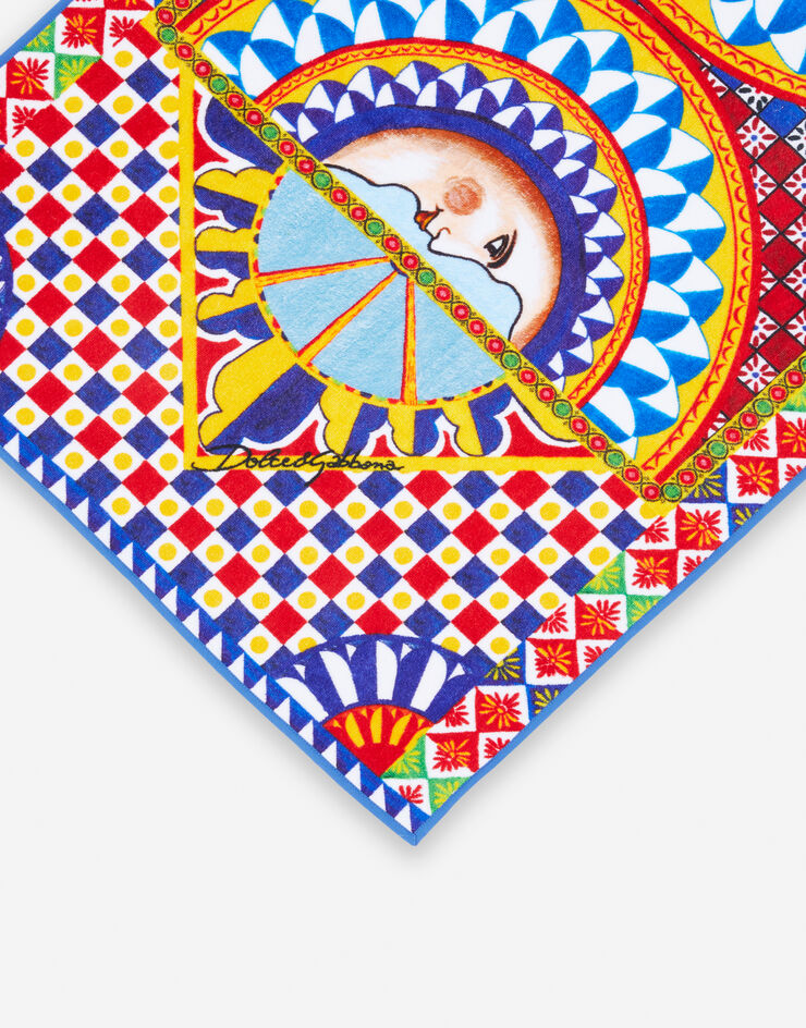 ALL OVER CARRETTO SHOWER TOWEL Bathroom Accessories Dolce&Gabbana   