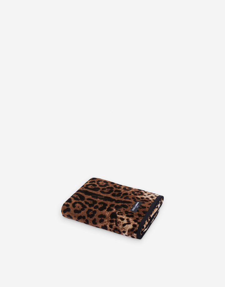 ALL OVER LEOPARD SHOWER TOWEL Bathroom Accessories Dolce&Gabbana   