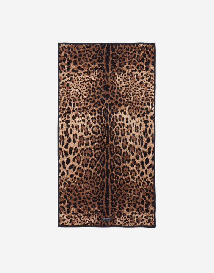 ALL OVER LEOPARD SHOWER TOWEL Bathroom Accessories Dolce&Gabbana   