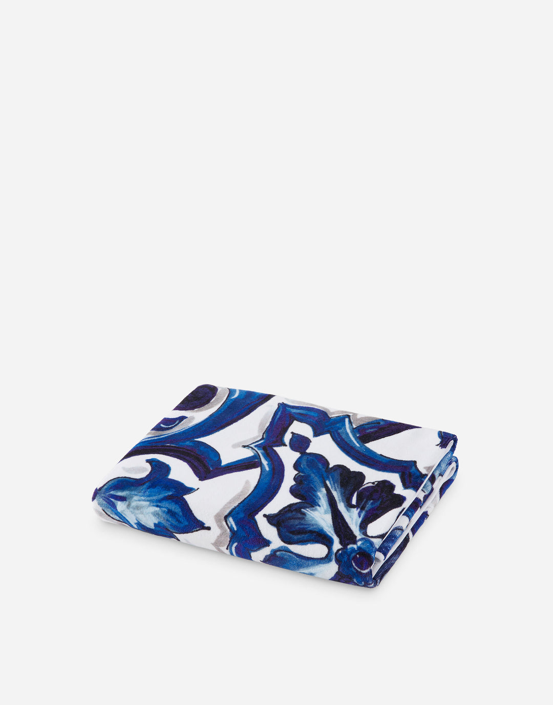 ALL OVER BLUE MEDITERRANEO BATH TOWEL Bathroom Accessories Dolce&Gabbana   