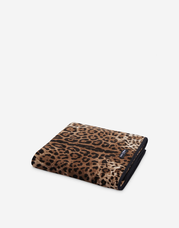 ALL OVER LEOPARD BATH TOWEL Bathroom Accessories Dolce&Gabbana   
