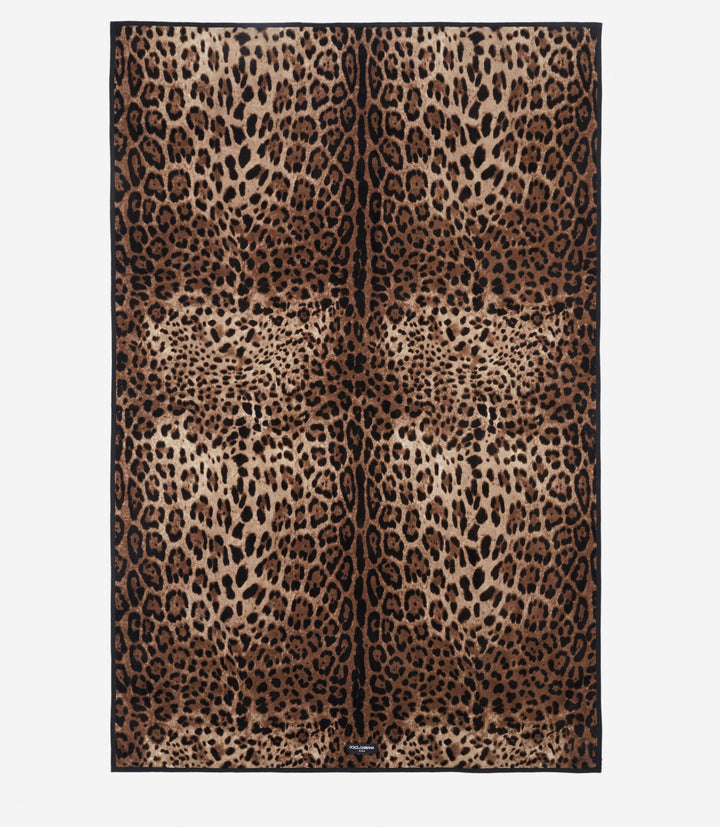 ALL OVER LEOPARD BATH TOWEL Bathroom Accessories Dolce&Gabbana   