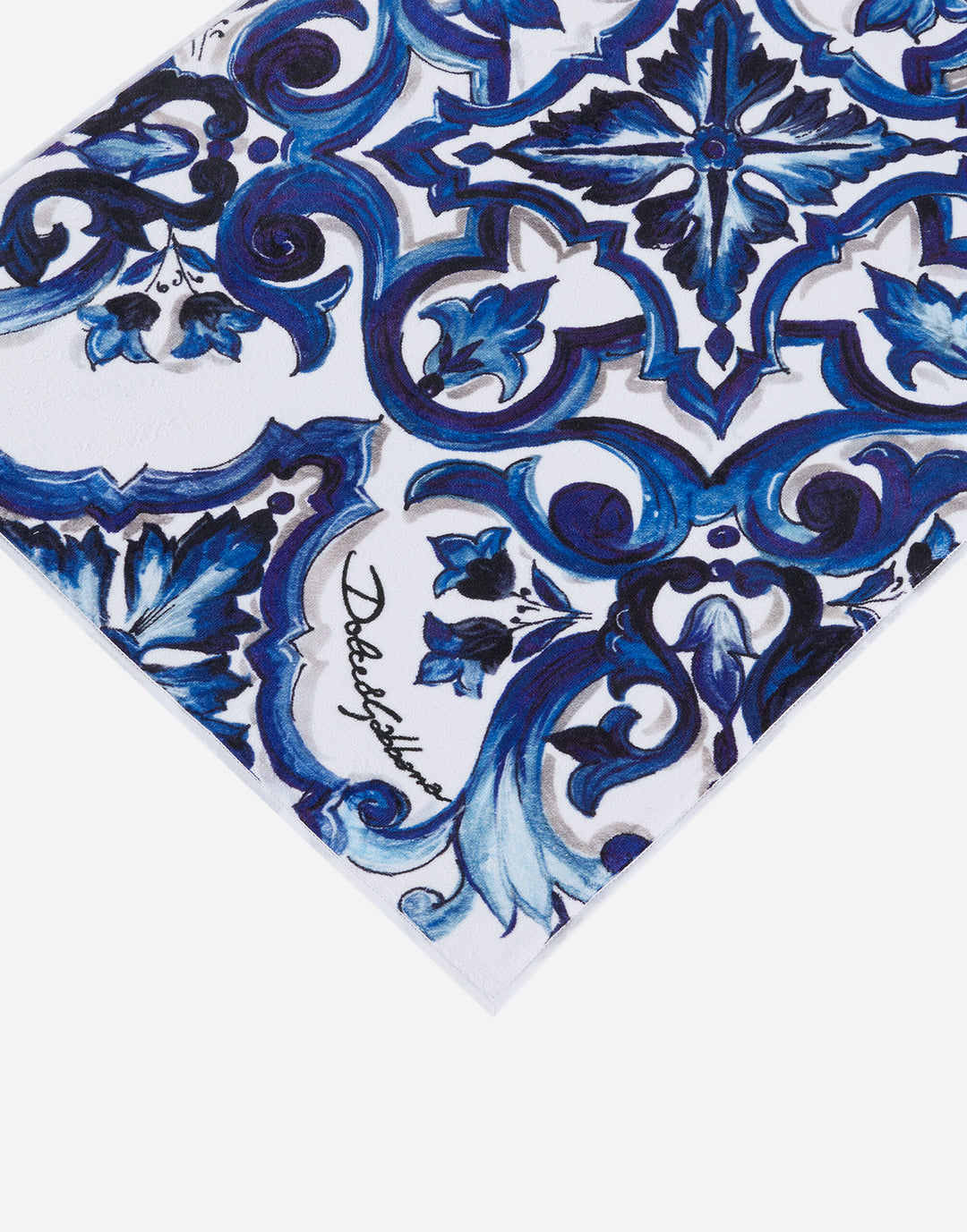 ALL OVER BLUE MEDITERRANEO BATH MAT Bathroom Accessories Dolce&Gabbana   