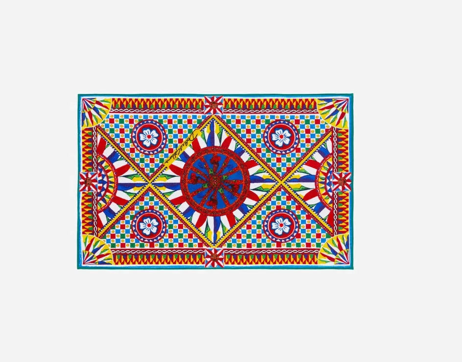 ALL OVER CARRETTO BATH MAT Bathroom Accessories Dolce&Gabbana   