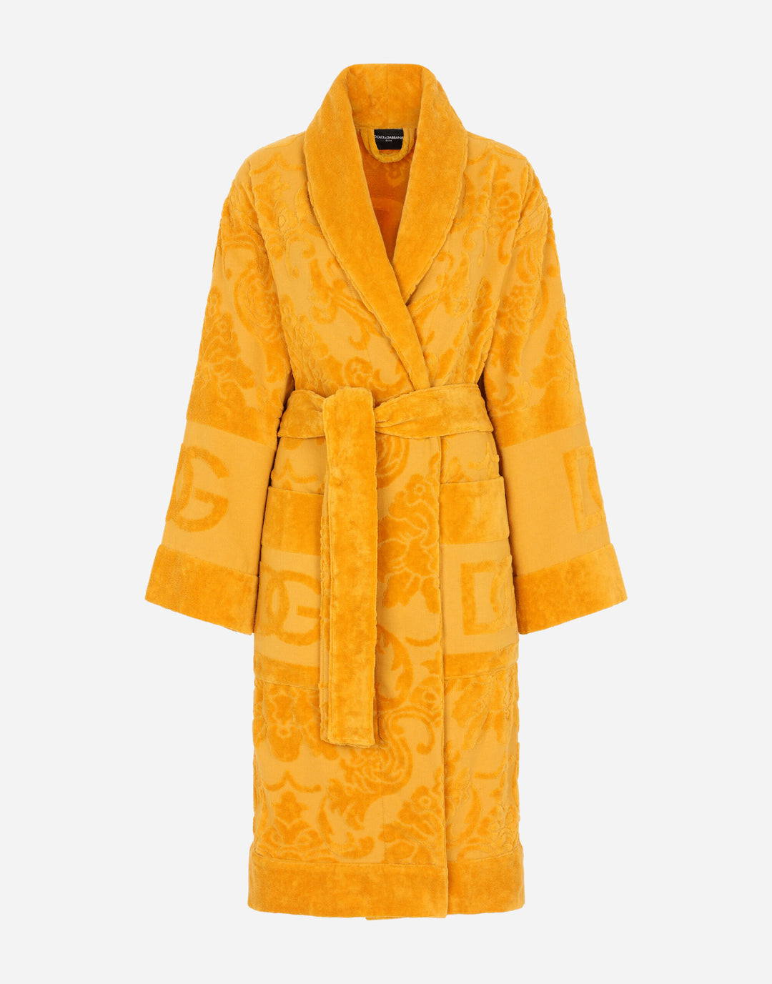 DG LOGO JACQUARD BATHROBE Bathroom Accessories Dolce&Gabbana   