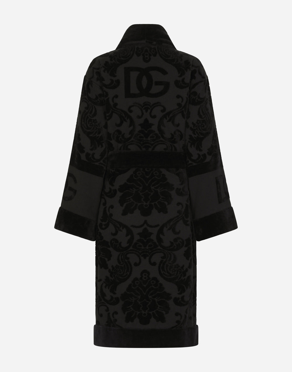 DG LOGO JACQUARD BATHROBE Bathroom Accessories Dolce&Gabbana   