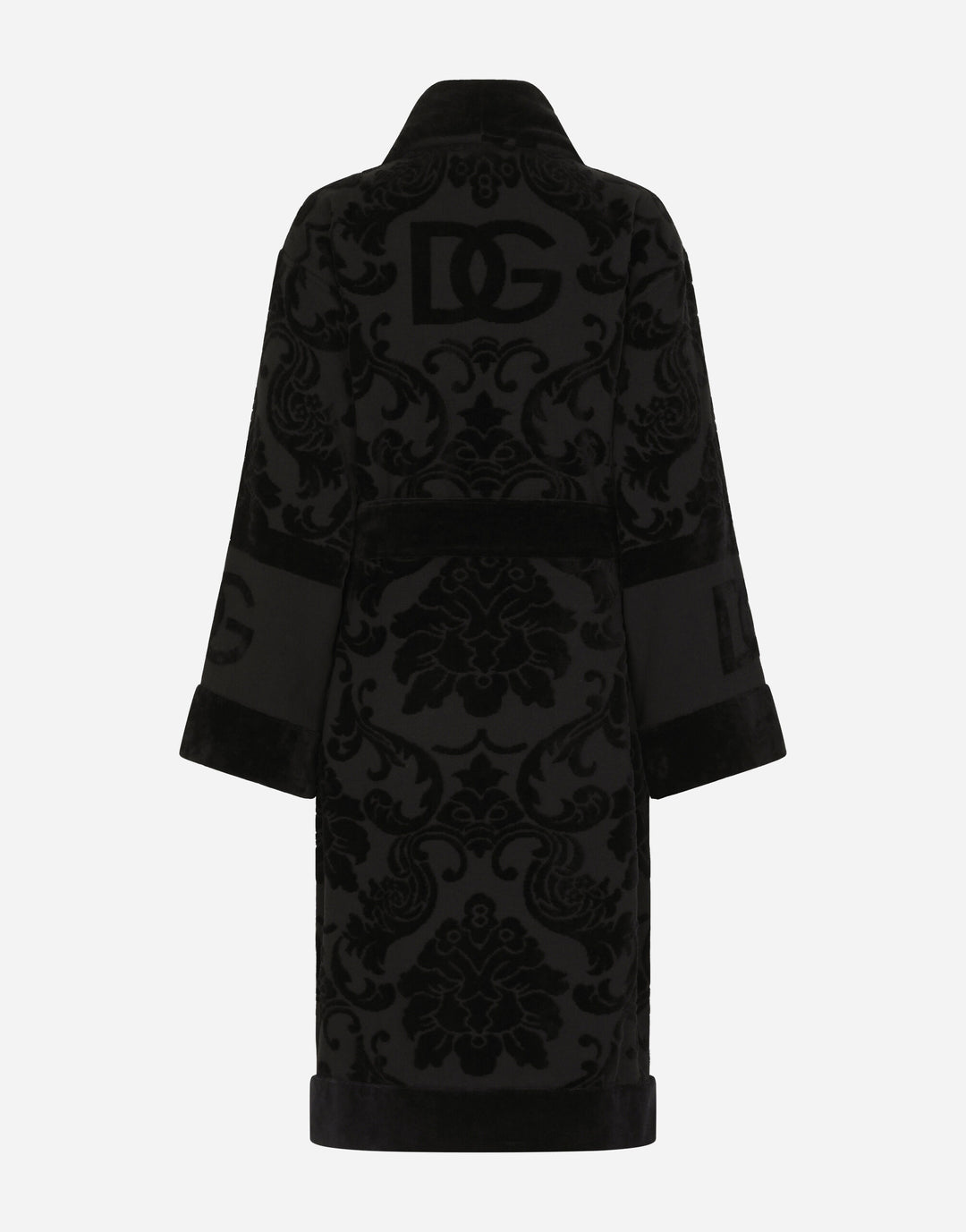 DG LOGO JACQUARD BATHROBE Bathroom Accessories Dolce&Gabbana   