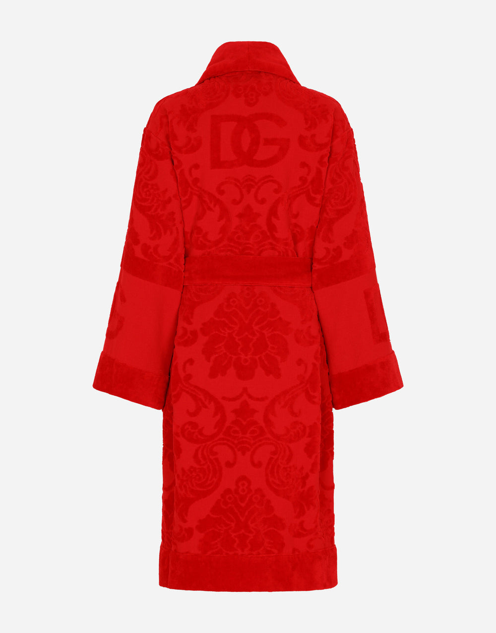 DG LOGO JACQUARD BATHROBE Bathroom Accessories Dolce&Gabbana   