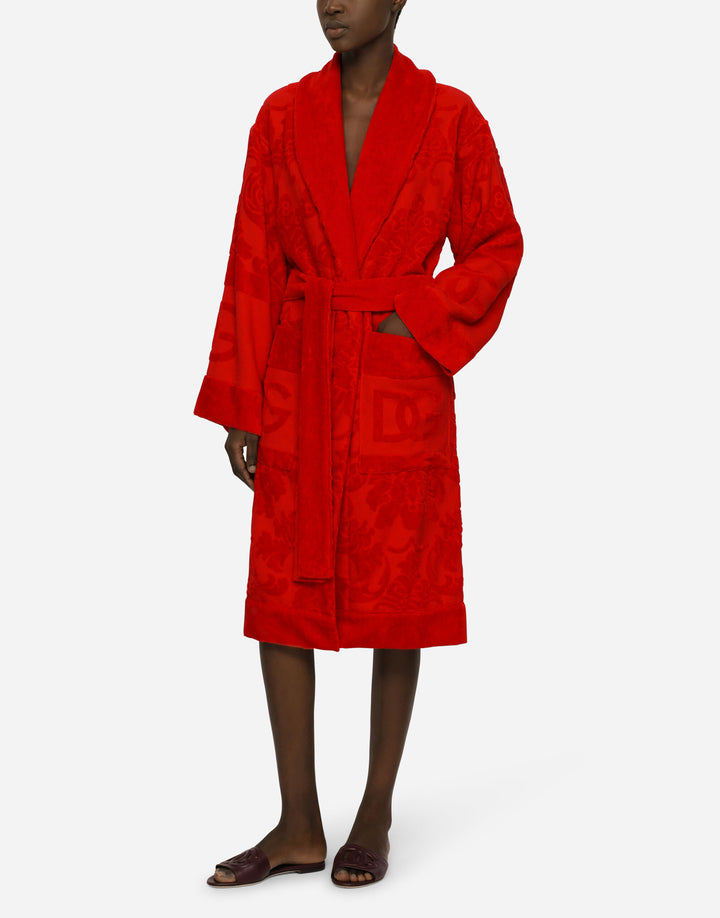 【送料&関税込】Dsquared2 Bathrobe With Logo - Unisex Icon Bathrobe
