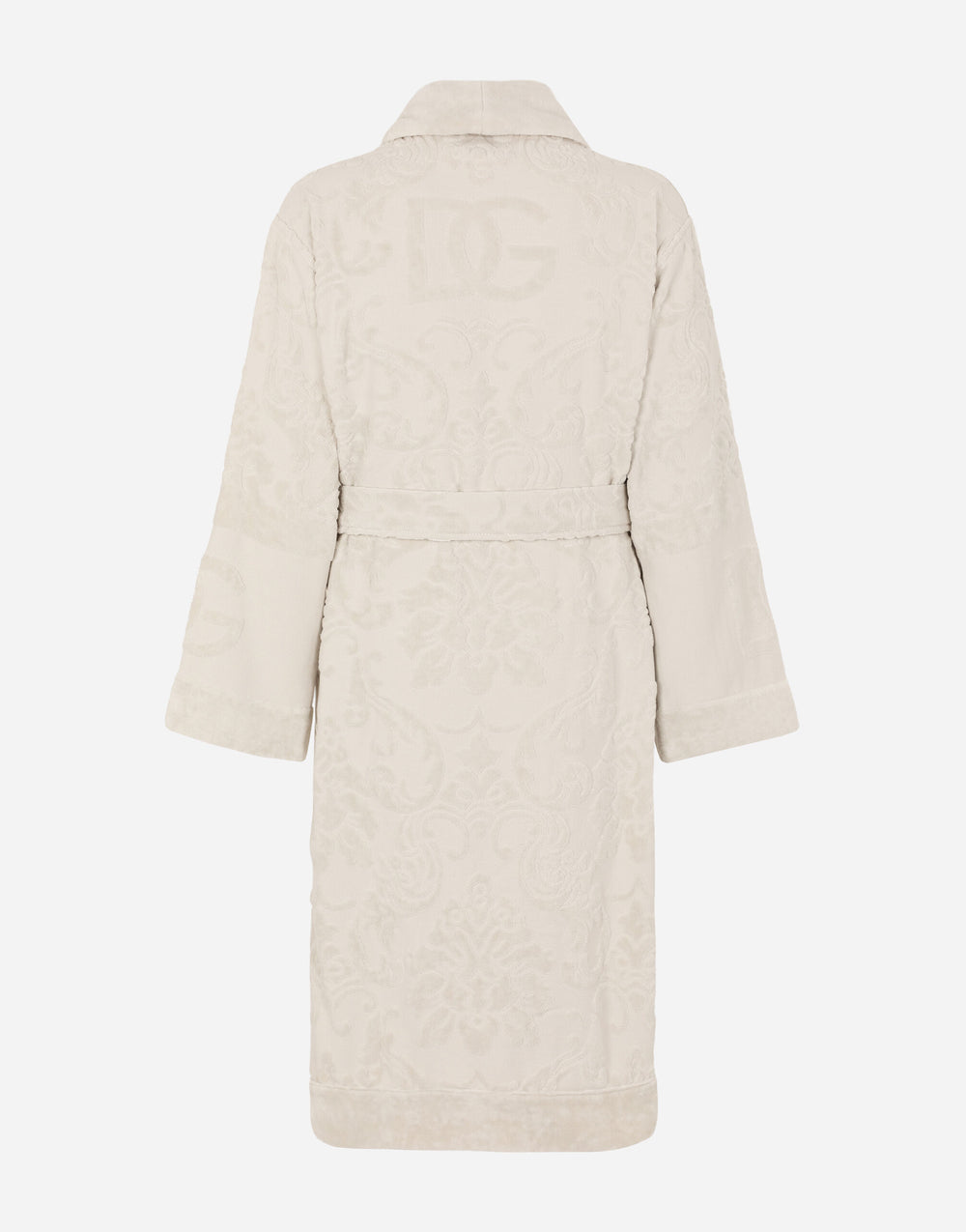 DG LOGO JACQUARD BATHROBE Bathroom Accessories Dolce&Gabbana   
