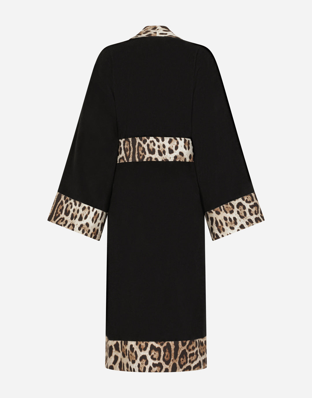 LEOPARD BANDED BATHROBE Bathroom Accessories Dolce&Gabbana   