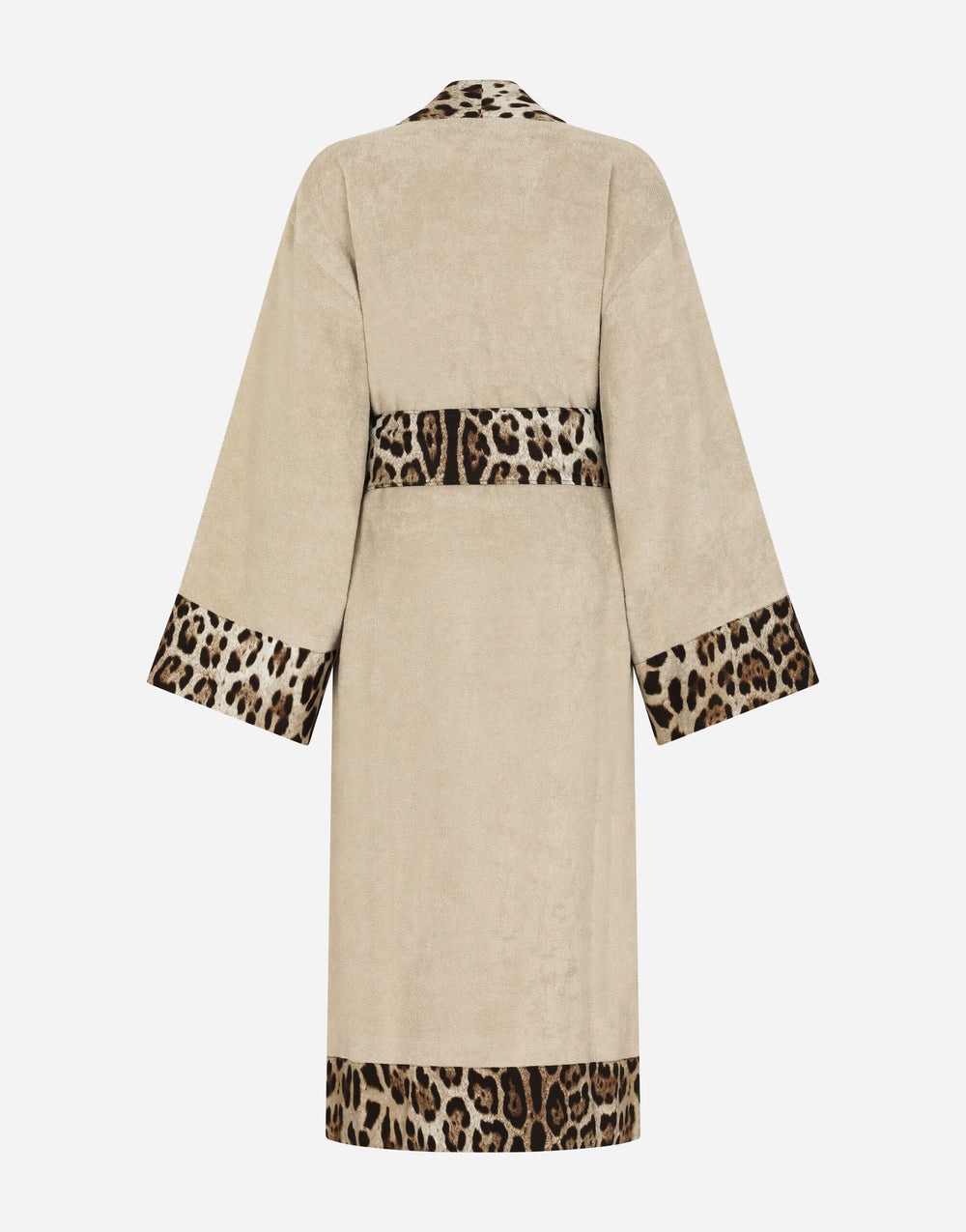 LEOPARD BANDED BATHROBE Bathroom Accessories Dolce&Gabbana   