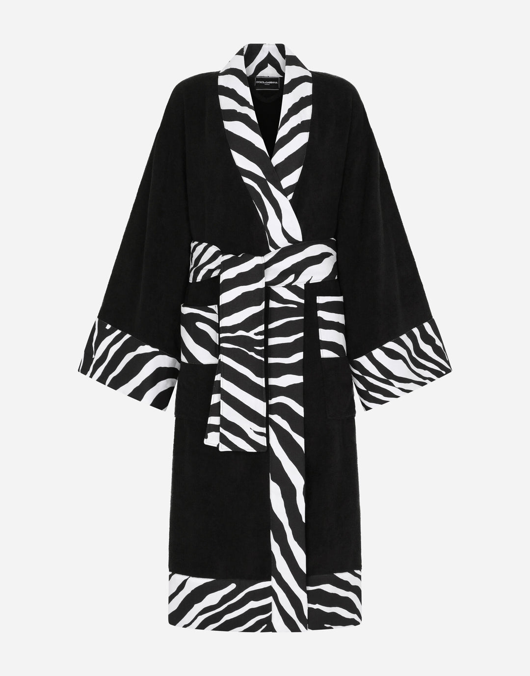 ZEBRA BANDED BATHROBE Bathroom Accessories Dolce&Gabbana   