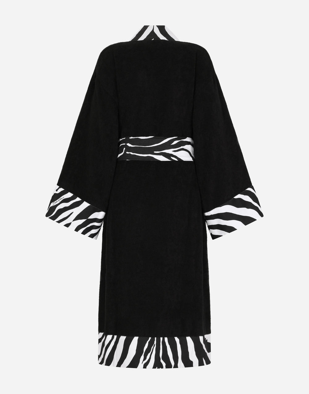 ZEBRA BANDED BATHROBE Bathroom Accessories Dolce&Gabbana   