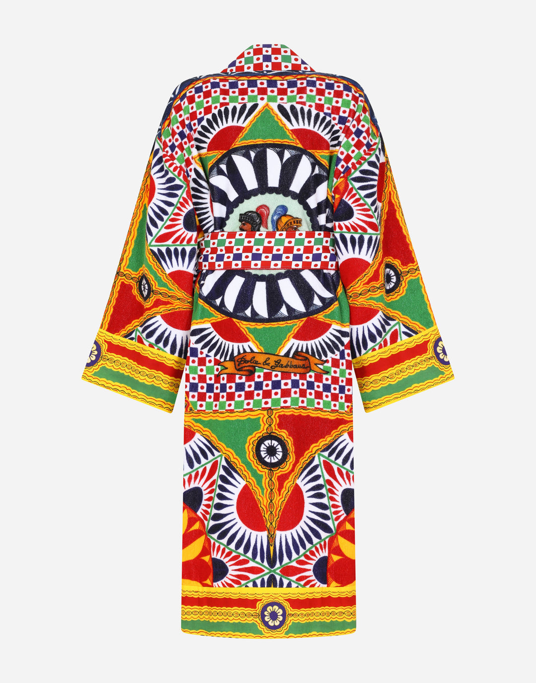 ALL OVER CARRETTO BATHROBE Bathroom Accessories Dolce&Gabbana   