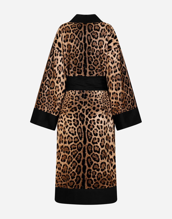 ALL OVER LEOPARD BATHROBE Bathroom Accessories Dolce&Gabbana   