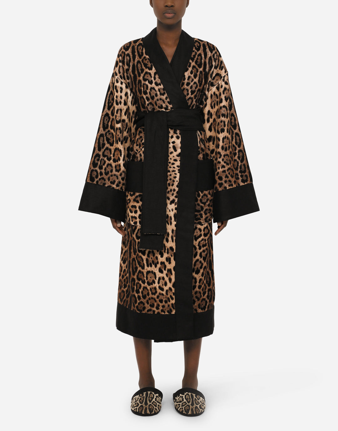 ALL OVER LEOPARD BATHROBE Bathroom Accessories Dolce&Gabbana   