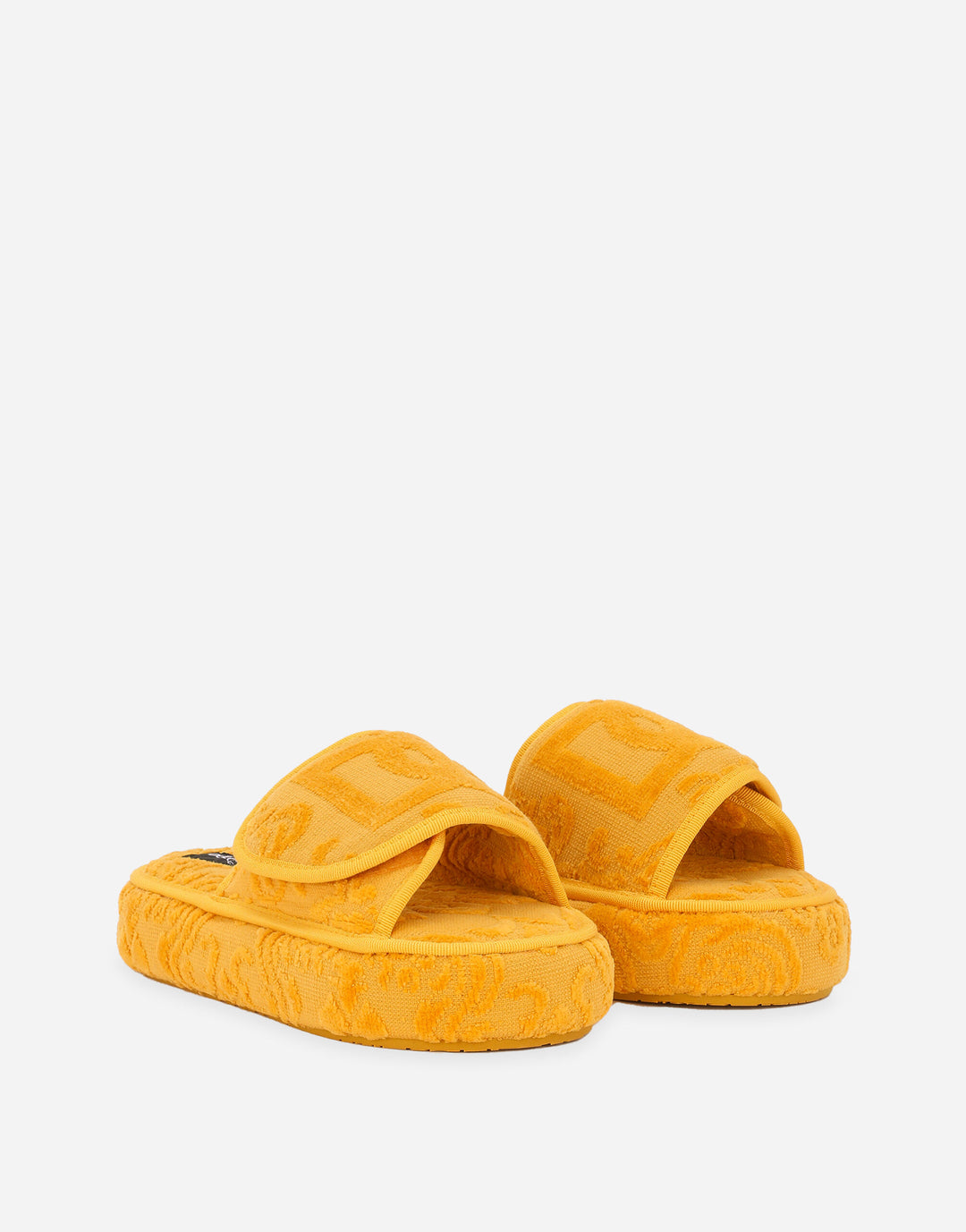 DG LOGO PLATFORM SLIPPERS WITH ADJUSTABLE STRAPS – Italian