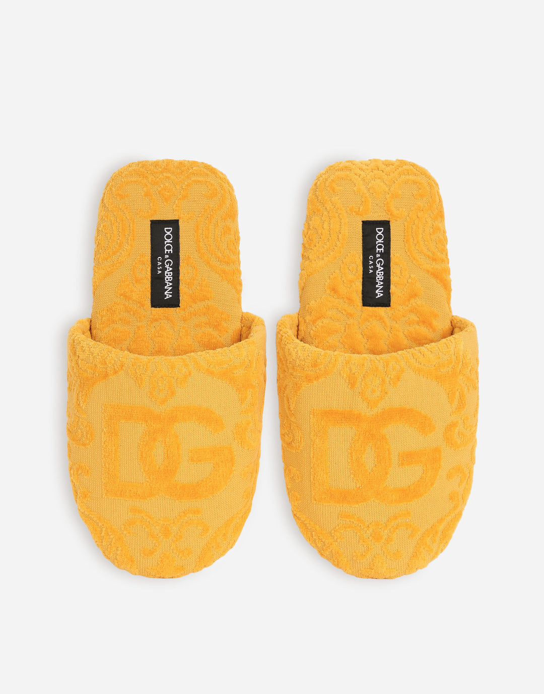 DG LOGO TERRYCLOTH SLIPPERS Bathroom Accessories Dolce&Gabbana   