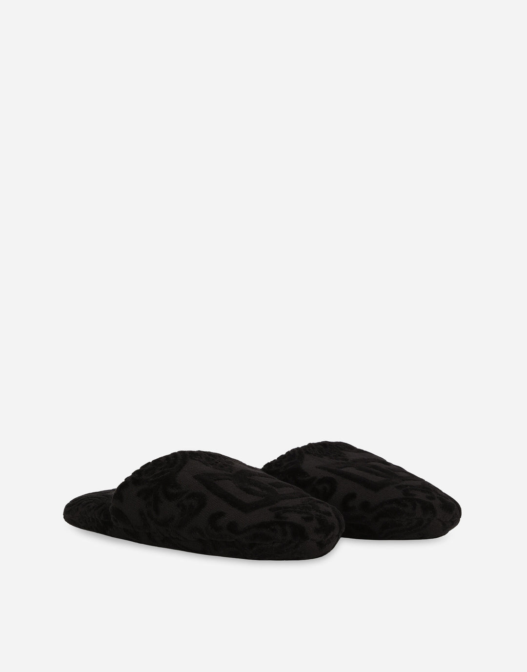 DG LOGO TERRYCLOTH SLIPPERS Bathroom Accessories Dolce&Gabbana   