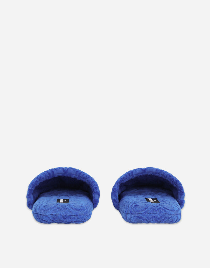 DG LOGO TERRYCLOTH SLIPPERS Bathroom Accessories Dolce&Gabbana   