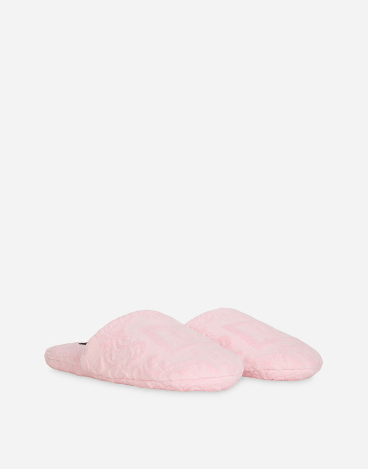 DG LOGO TERRYCLOTH SLIPPERS Bathroom Accessories Dolce&Gabbana   