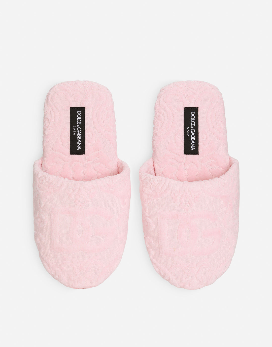 DG LOGO TERRYCLOTH SLIPPERS Bathroom Accessories Dolce&Gabbana   