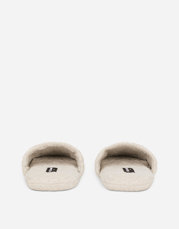 DG LOGO TERRYCLOTH SLIPPERS Bathroom Accessories Dolce&Gabbana   