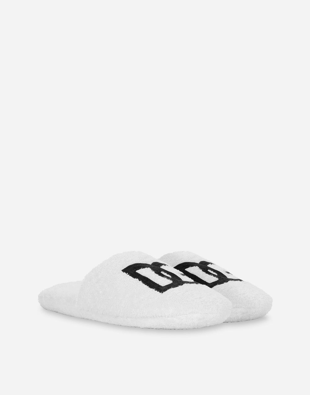 DG LOGO TERRYCLOTH SLIPPERS Bathroom Accessories Dolce&Gabbana   