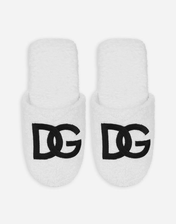 DG LOGO TERRYCLOTH SLIPPERS Bathroom Accessories Dolce&Gabbana   