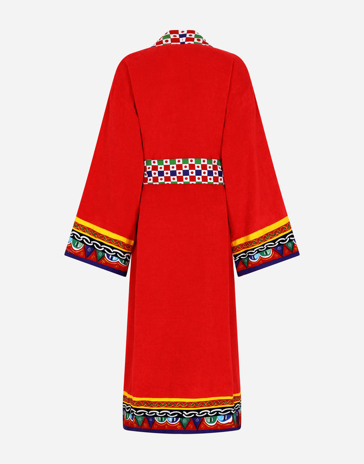 CARRETTO BANDED BATHROBE Bathroom Accessories Dolce&Gabbana   
