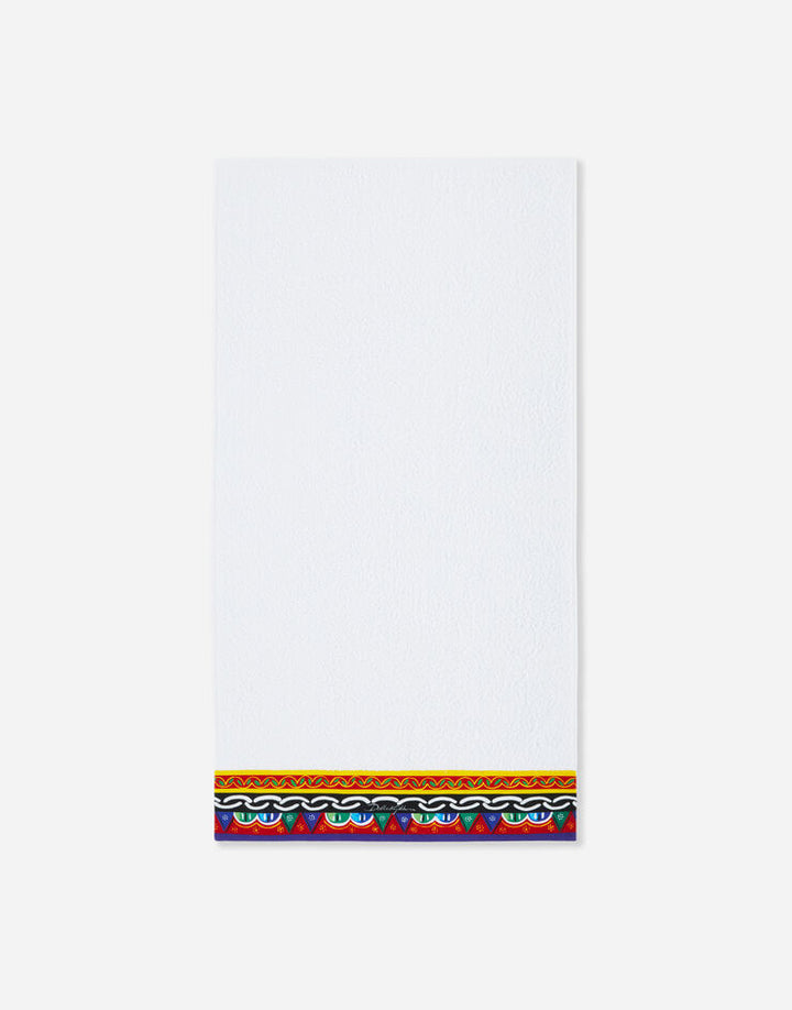 SET OF 5 CARRETTO BANDED TOWELS Bathroom Accessories Dolce&Gabbana   