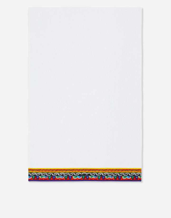 SET OF 5 CARRETTO BANDED TOWELS Bathroom Accessories Dolce&Gabbana   