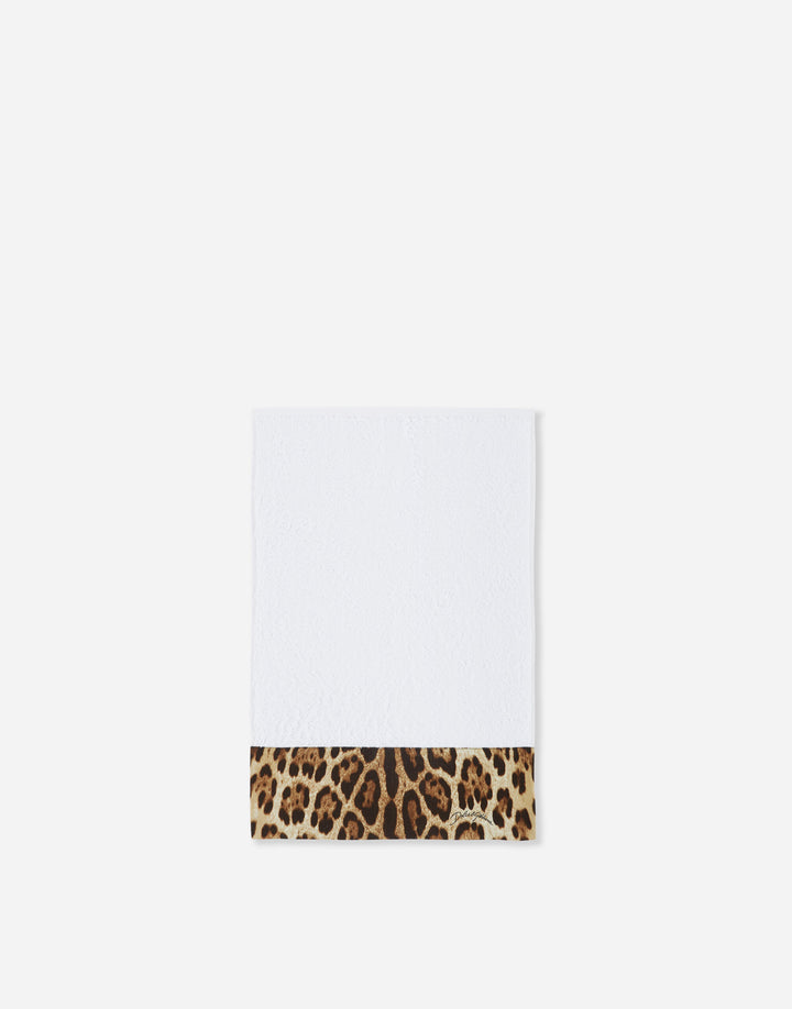 SET OF 5 LEOPARD BANDED TOWELS Bathroom Accessories Dolce&Gabbana   