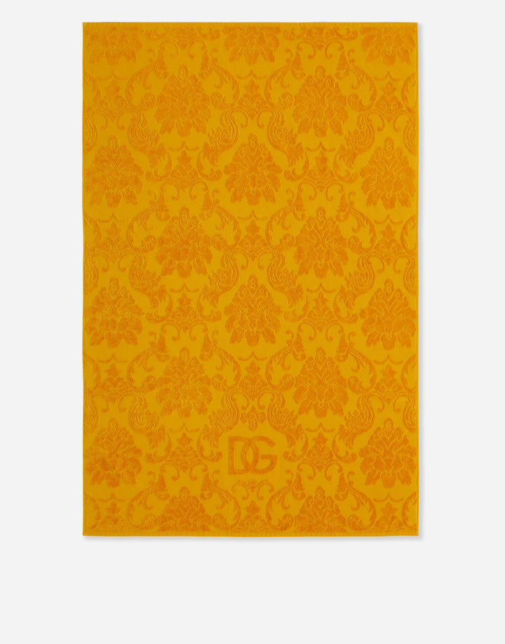 SET OF 5 DG LOGO JACQUARD TOWELS Bathroom Accessories Dolce&Gabbana   