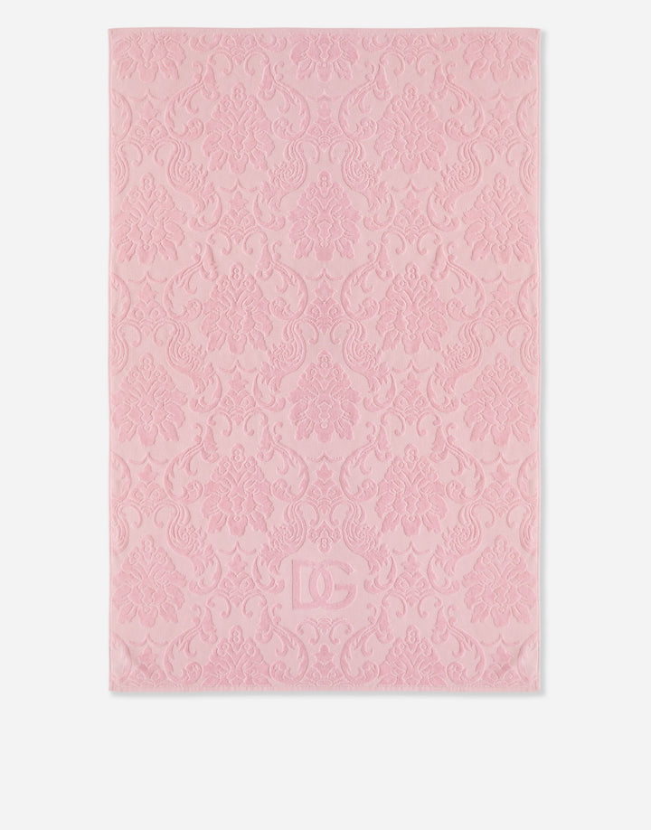 SET OF 5 DG LOGO JACQUARD TOWELS Bathroom Accessories Dolce&Gabbana   