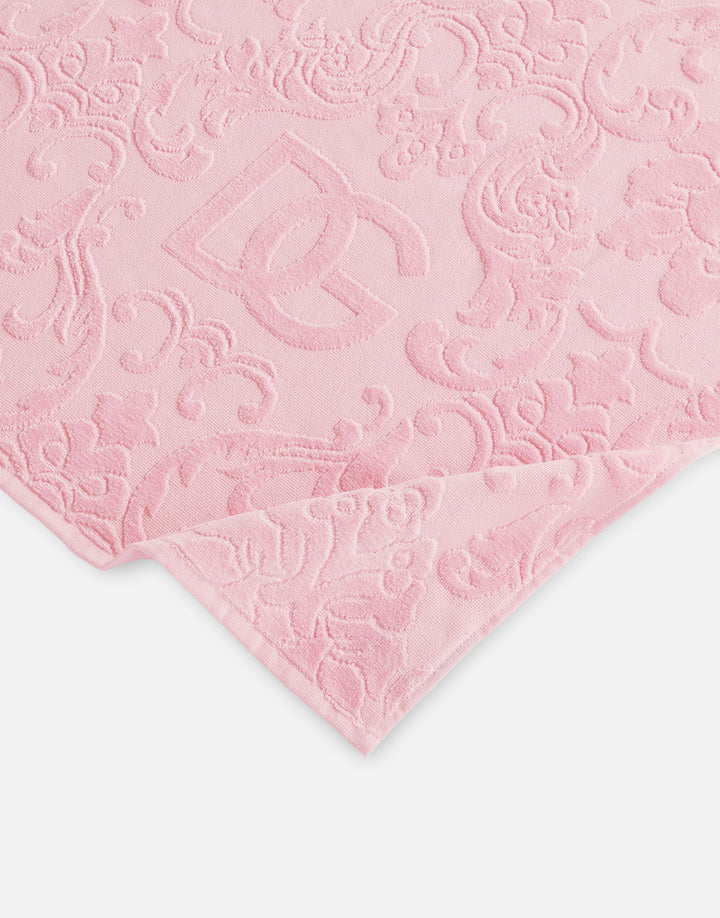 SET OF 5 DG LOGO JACQUARD TOWELS Bathroom Accessories Dolce&Gabbana   