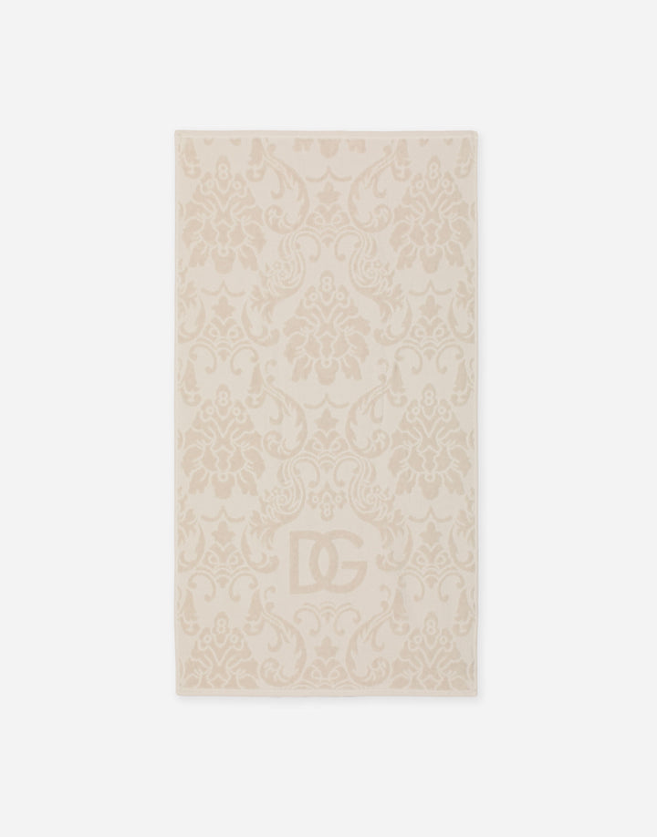 SET OF 5 DG LOGO JACQUARD TOWELS Bathroom Accessories Dolce&Gabbana   