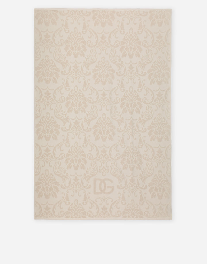 SET OF 5 DG LOGO JACQUARD TOWELS Bathroom Accessories Dolce&Gabbana   